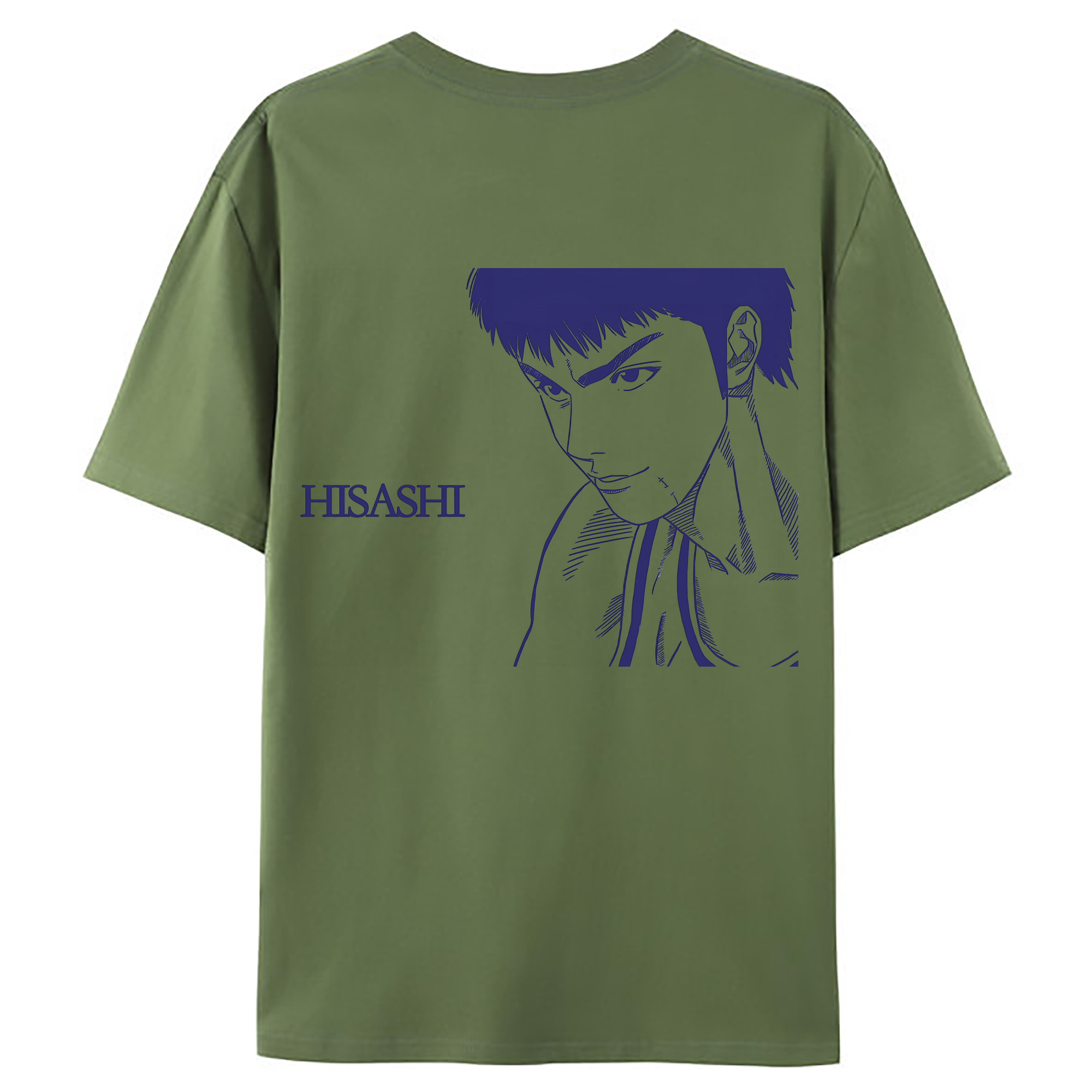 （画像用） SLAM DUNK／スラムダンク 綿100％ メンズ半袖Tシャツ（バックプリント） 通気性